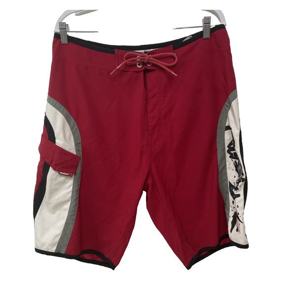 Y2K VTG Rusty Boardshorts Sz 46 Surfing Beach Swim Trunk Shorts No Lining Pocket - Picture 1 of 16